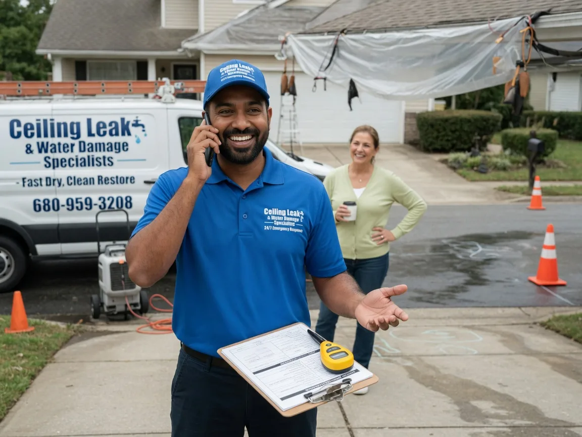 Ceiling Leak Cleanup Pleasant Hill, IA FAQs